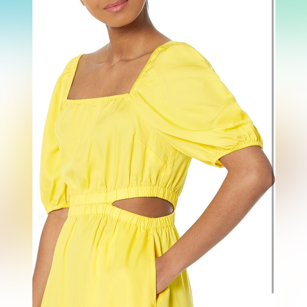 NWT The Drop Women's Anaya Square Neck Cut-Out Tiered Maxi Dress - Picture 3 of 8